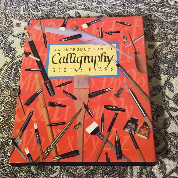 An Introduction to Calligraphy vintage lrg hardcover book 1987 George Evans - Picture 1 of 11